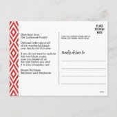 Prettig kerstfeest vreugde - 1 foto en kerstgroet feestdagenkaart (Achterkant)