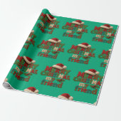 Prettig kerstfeest vriend  cadeaupapier (Uitgerold)