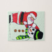 PRETTIG KERSTFEEST VRIEND  LEGPUZZEL (Horizontaal)