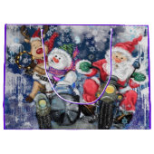 Prettig kerstfeest vrienden grappige cadeautas (Achterkant)