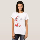 Prettig kerstfeest vrienden t-shirt (Voorkant volledig)