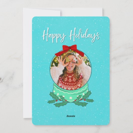 Prettig kerstfeest vrolijk kerstkaart (Achterkant)