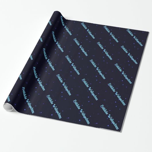 Prettig Kerstfeest - Vrolijk Kerstmis Cadeaupapier (Uitgerold)