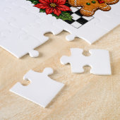 Prettig kerstfeest vrolijk legpuzzel (Zijkant)
