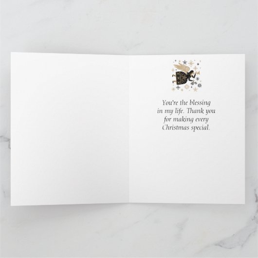 Prettig kerstfeest vrouw die ik liefheb Speciale E Kaart (Binnen)