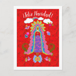 Prettig kerstfeest, Vrouwe van Guadalupe Briefkaart