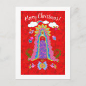 Prettig kerstfeest Vrouwe van Guadalupe  Briefkaart (Voorkant)