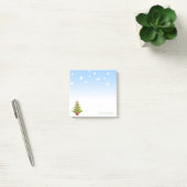Prettig kerstfeest, Watercolor Kerstboom Post-it® Notes (Kantoor)