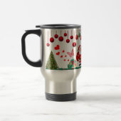 Prettig kerstfeest Waterfles Reisbeker (Links)