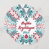 Prettig kerstfeest, West-Fries Kerstmis Feestdagenkaart (Voorkant / Achterkant)