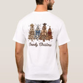 Prettig kerstfeest, Westers kerstfeest T-shirt (Achterkant)