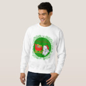 Prettig kerstfeest Westie Trui (Voorkant volledig)