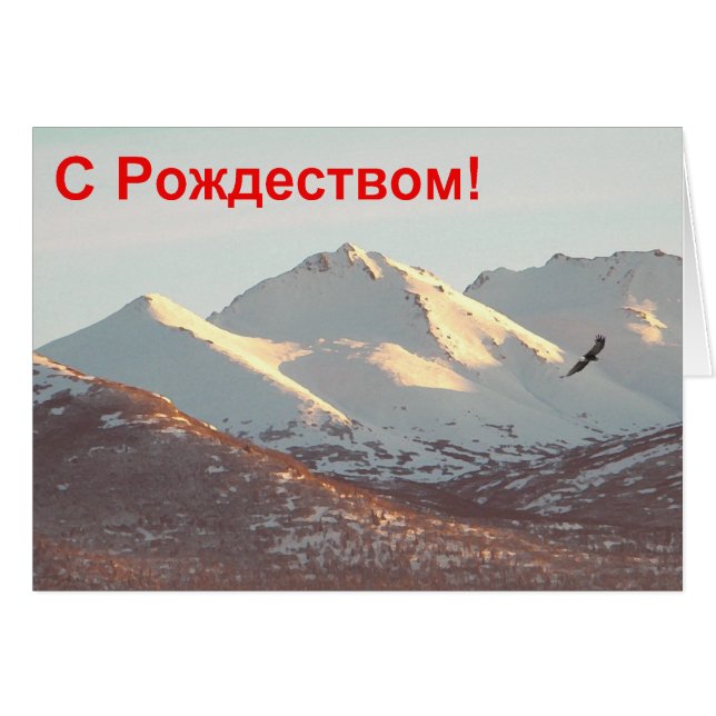 Prettig Kerstfeest - Winter Eagle (Voorkant Horizontaal)