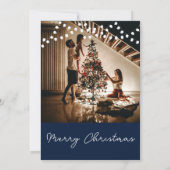 Prettig kerstfeest Winter sokken Vakantiefeest Kaart (Achterkant)