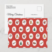 Prettig kerstfeest winter vakantie Kerstman Briefkaart (Voorkant / Achterkant)