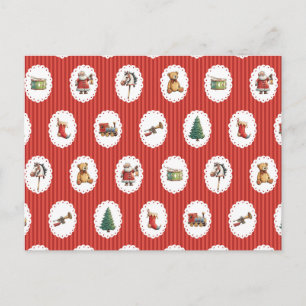 Prettig kerstfeest winter vakantie Kerstman Briefkaart