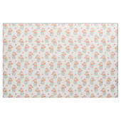 Prettig kerstfeest winterfeest Sinterklaas gezicht Stof (Fat Quarter)