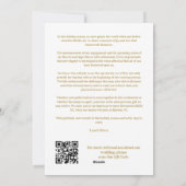 Prettig kerstfeest Wit & Goud Eenvoudig 4 Meerdere Feestdagenkaart (Achterkant)