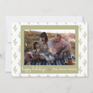 Prettig Kerstfeest Woestijnprint Kaart