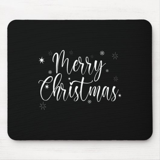 Prettig kerstfeest Xmas-seizoen  Muismat (Voorkant)
