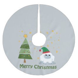 Prettig kerstfeest Yeti Kerstboom Rok