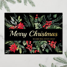 Prettig Kerstfeest Zakelijke Groet Goud