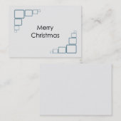 Prettig kerstfeest Zakelijke kaart Visitekaartje (Voorkant / Achterkant)