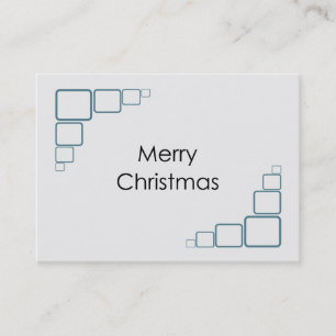 Prettig kerstfeest Zakelijke kaart Visitekaartje