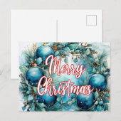 Prettig kerstfeest | Zalig kerstfeest Briefkaart (Voorkant / Achterkant)