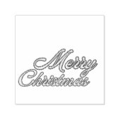 Prettig kerstfeest  zelfinktende stempel (Design)