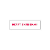 Prettig Kerstfeest Zelfinktende Stempel (Design)