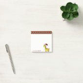Prettig Kerstfeest,Ziraf Santa Hoed -Persoonlijk Post-it® Notes (Kantoor)