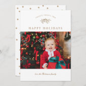 Prettig Kerstfeestijn Kerktak Fotokaart Kaart (Voorkant / Achterkant)