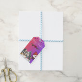 Prettig kerstfeestlabel cadeaulabel (Met Touw)