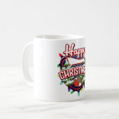 Prettig kerstfilm logo koffiemok (Voorkant links)