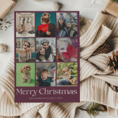 Prettig kerstfoto & kerstbal feestdagenkaart