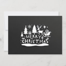 Prettig kerstgroet feestdagenkaart