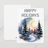 Prettig Kerstkaart (Voorkant / Achterkant)