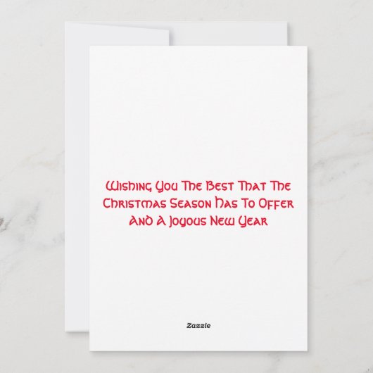 Prettig Kerstkaart (Achterkant)