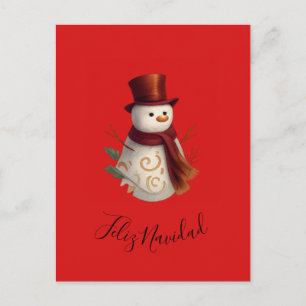 Prettig kerstkaart - Feliz Navidad Briefkaart