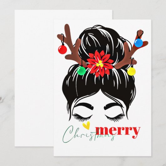 Prettig Kerstkaart, Kaart (Voorkant / Achterkant)