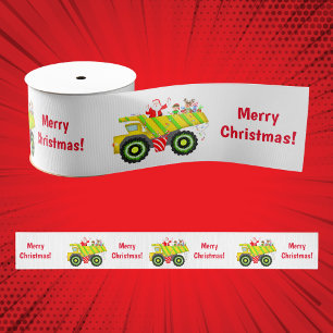 Prettig Kerstman Kabouter in stortbak Elfen, Rendi Grosgrain Lint