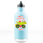 Prettig Kerstman Kabouter in stortbak Elfen, Rendi Sticker