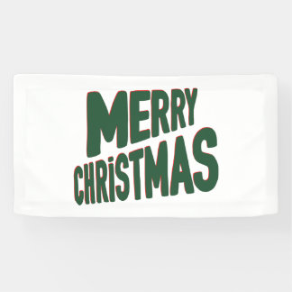 Prettig Kerstmis 1.6x3 Vinyl Banner