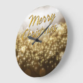 Prettig Kerstmis 22 Wandklok Opties (Hoek)