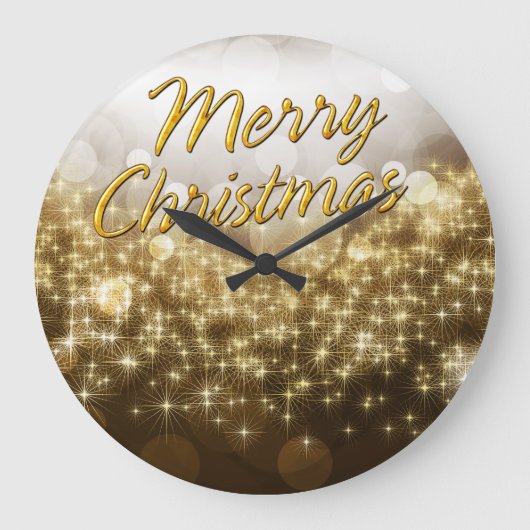 Prettig Kerstmis 22 Wandklok Opties (Voorkant)