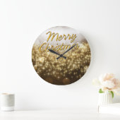 Prettig Kerstmis 22 Wandklok Opties (Huis)