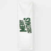 Prettig Kerstmis 2.5x8 Vinyl Banner (Verticaal)