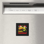 Prettig Kerstmis Avocado Tacos Mexicaanse Kerstmis Magneet (Insitu (Vaatwasser))