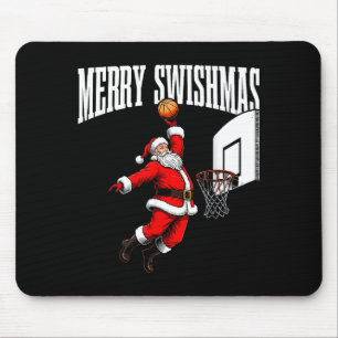 Prettig Kerstmis Basketbal Lelijk Kerstmis Xmas Ma Muismat